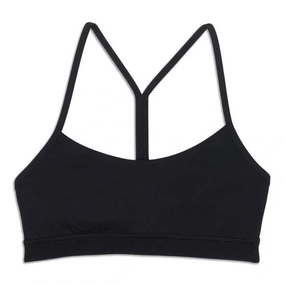 Lululemon Flow Y Black Bra Nulu Light Support Sz 4 (XXS) - Picture 3 of 7